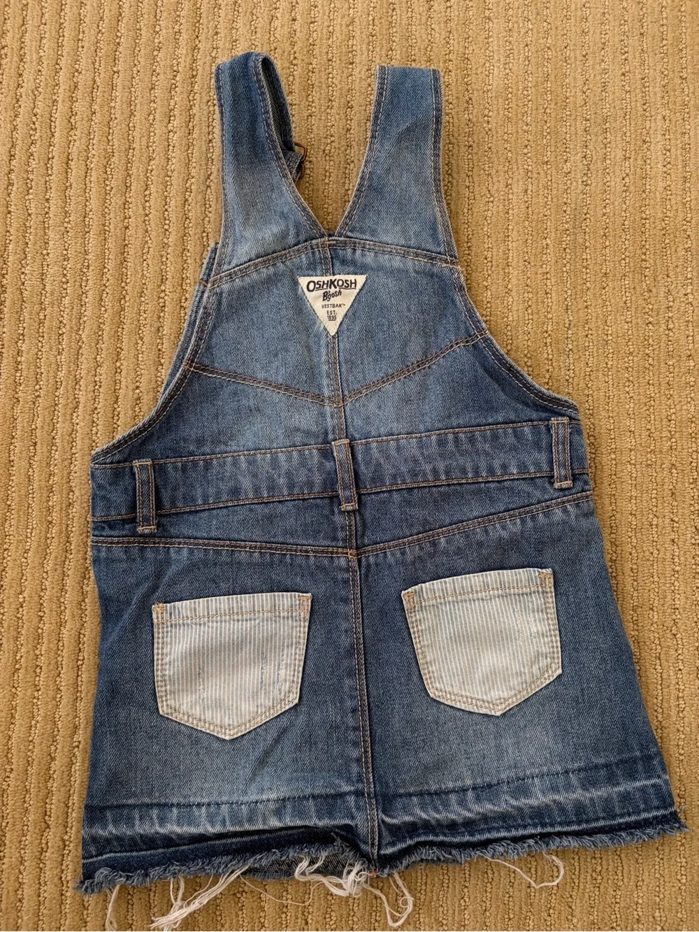 OshKosh B'gosh Denim Overall Skirt in Blue